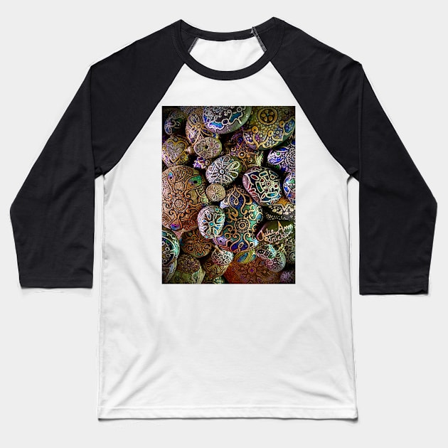 As Stunning as a Box of Rocks by Julie Ann Stricklin Baseball T-Shirt by Julie Ann Stricklin